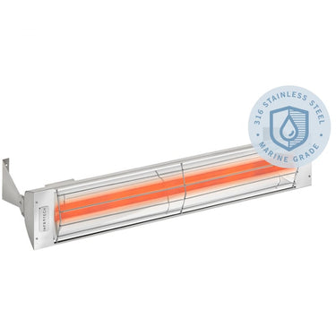 Infratech WD-Series 39-Inch 5000W Marine Grade Dual Element Electric Infrared Patio Heater - 240V - WD5024MG